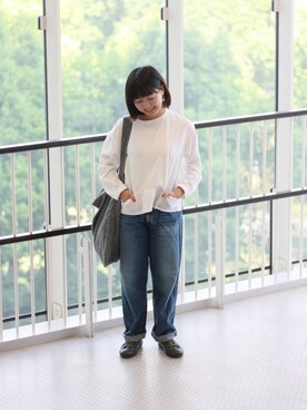 「MASTER&Co（マスターアンドコー）のアイテム（シューズ）」を使った、D_MALL名古屋ラシックさん（レディース・154cm）の夏コーディネート