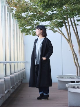 「dansko（ダンスコ）のアイテム（ブーティ）」を使った、D_MALL名古屋ラシックさん（レディース・154cm）の秋コーディネート