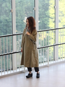 「Brocante（ブロカント）のアイテム」を使った、D_MALL名古屋ラシックさん（レディース・158cm）の秋コーディネート