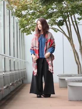 「dansko（ダンスコ）のアイテム（シューズ）」を使った、D_MALL名古屋ラシックさん（レディース・158cm）の秋コーディネート