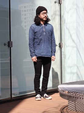 「SPELLBOUND（スペルバウンド）のアイテム」を使った、D_MALL名古屋ラシックさん（メンズ・165cm）の春コーディネート