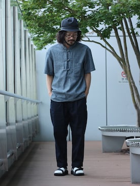 「SPELLBOUND（スペルバウンド）のアイテム」を使った、D_MALL名古屋ラシックさん（メンズ・165cm）の夏コーディネート