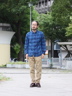 「ドミンゴ」｜「アイテム（その他シューズ）」を使った、D_MALL名古屋ラシックさん（メンズ・165cm）の秋コーディネート