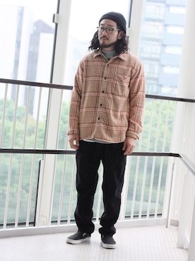「OMNIGOD（オムニゴッド）のアイテム（パンツ）」を使った、D_MALL名古屋ラシックさん（メンズ・165cm）の秋コーディネート