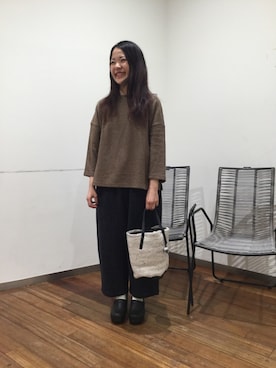 「prit（プリット）のアイテム」を使った、D_MALL名古屋ラシックさん（レディース・157cm）の秋コーディネート