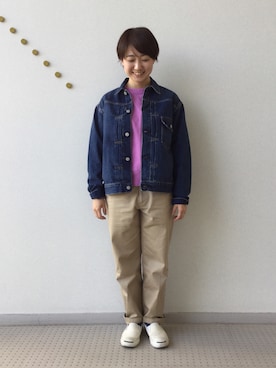 「OMNIGOD（オムニゴッド）のアイテム（パンツ）」を使った、D_MALL名古屋ラシックさん（メンズ・165cm）の冬コーディネート