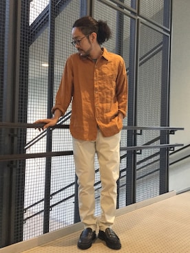 「Paraboot」｜D_MALL名古屋ラシックさん（メンズ・165cm）の夏コーディネート