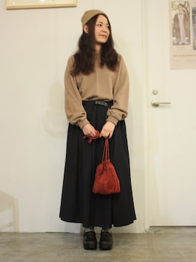 「prit（プリット）のアイテム」を使った、D_MALL名古屋ラシックさん（レディース・158cm）の秋コーディネート