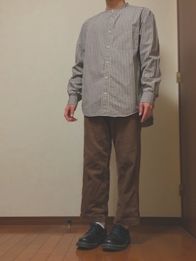 爪楊枝さん(メンズ・165cm)の秋コーディネート