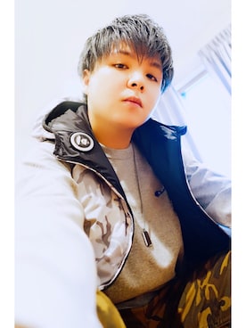 「AAPE BY A BATHING APE（エーエイプバイアベイシングエイプ）のアイテム（ジャケット/アウター）」を使った、Fishさん（メンズ・170cm）の秋コーディネート