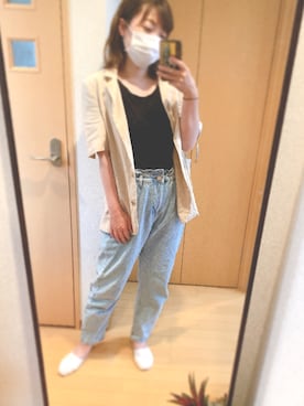 「PLAY ROOM（プレイルーム）のアイテム」を使った、LULUさん（レディース・163cm）の夏コーディネート