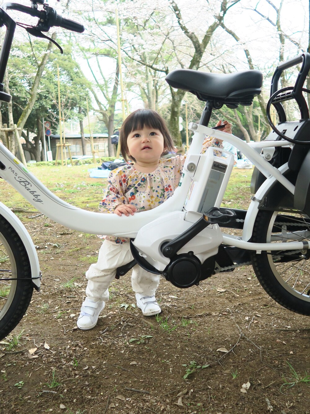 「Birthdayのアイテム（シャツ/ブラウス、ピンク系）」を使った、nanaironmikoさん（キッズ・70cm）の夏コーディネートの1枚目の写真
