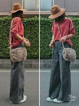 「アイテム（インテリア、ホワイト系）」を使った、マルルン♪ さん（レディース・159cm）の秋コーディネート