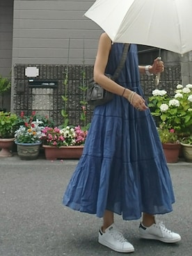 IENA（イエナ）の「コットンボイル Vネックワンピース