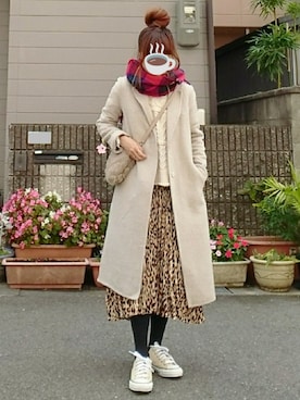 「sankyo shokai（サンキョウショウカイ）のアイテム（バッグ）」を使った、マルルン♪ さん（レディース・159cm）の秋コーディネート
