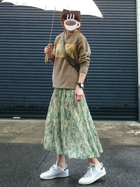 スカートを使った 佐藤栞里 の人気ファッションコーディネート Wear