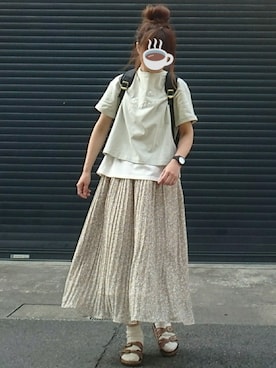 「La-gemme」｜「アイテム（腕時計）」を使った、マルルン♪ さん（レディース・159cm）の春コーディネート