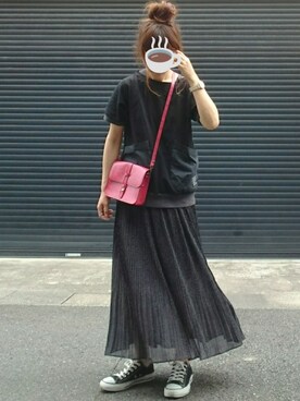 「INASTUDIOS（イーナストゥディオス）のアイテム」を使った、マルルン♪ さん（レディース・159cm）の春コーディネート