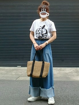「La-gemme」｜「アイテム（腕時計）」を使った、マルルン♪ さん（レディース・159cm）の夏コーディネート