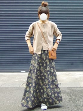 「SonnyLabel」｜「アイテム（アナログ腕時計）」を使った、マルルン♪ さん（レディース・159cm）の夏コーディネート