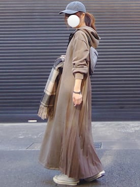 「アントマリーズ」｜「アイテム（アナログ腕時計）」を使った、マルルン♪ さん（レディース・159cm）の秋コーディネート