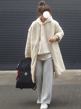 「NOLLEY’S（ノーリーズ）のアイテム（その他アウター）」を使った、マルルン♪ さん（レディース・159cm）の冬コーディネート