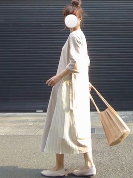 「リップスター」｜「アイテム（バレエシューズ）」を使った、マルルン♪ さん（レディース・159cm）の春コーディネート