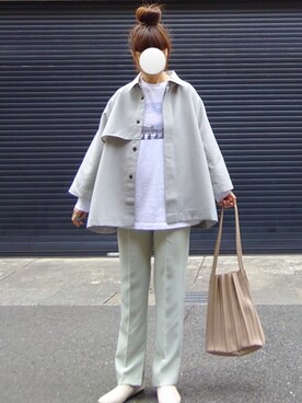 「EMMA  CLOTHES」｜「アイテム（バレエシューズ）」を使った、マルルン♪ さん（レディース・159cm）の春コーディネート
