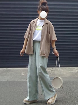 「AmbreNeige」｜「アイテム（アナログ腕時計）」を使った、マルルン♪ さん（レディース・159cm）の春コーディネート