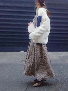 「Fizz（フィズ）のアイテム（ブルゾン）」を使った、マルルン♪ さん（レディース・159cm）の冬コーディネート