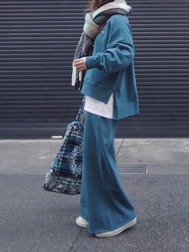 「FEELING MADE（フィーリングメイド）のアイテム（トップス）」を使った、マルルン♪ さん（レディース・159cm）の冬コーディネート