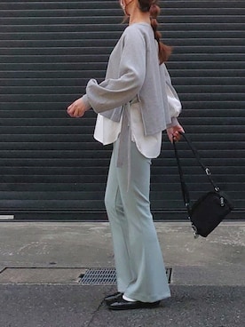 「socolla（ソコラ）のアイテム（トップス）」を使った、マルルン♪ さん（レディース・159cm）の春コーディネート