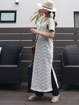 「AmbreNeige」｜「アイテム（腕時計）」を使った、マルルン♪ さん（レディース・159cm）の春コーディネート