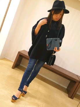 「Crushable（クラッシャブル）のアイテム」を使った、shinraさん（レディース・146cm）の春コーディネート