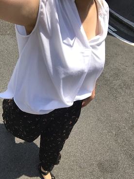 「FURLA（フルラ）のアイテム」を使った、ぴぃさん（レディース・166cm）の夏コーディネート