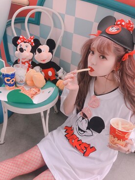 「パニカム（パニカム）のアイテム」を使った、林田　沙綾さん（レディース・162cm）の春コーディネート