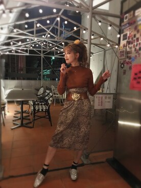 「MARE（マーレ）のアイテム」を使った、林田　沙綾さん（レディース・162cm）の秋コーディネート