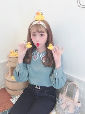 「Swankiss（スワンキス）のアイテム（バッグ）」を使った、林田　沙綾さん（レディース・162cm）の冬コーディネート