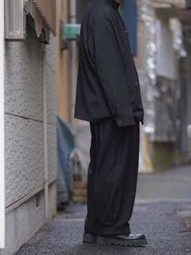 「ラッドミュージシャン」｜「アイテム（ジャケット/アウター）」を使った、きたむらさん（メンズ・168cm）の春コーディネート