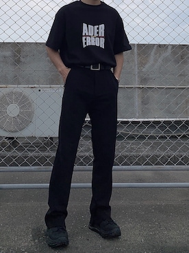 「ADER error（アーダーエラー）のアイテム」を使った、yygさん（メンズ・167cm）の夏コーディネート