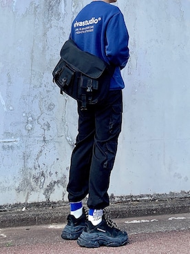 「ADER error（アーダーエラー）のアイテム（レッグウェア）」を使った、yygさん（メンズ・167cm）の夏コーディネート