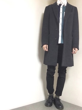 まるたさん（メンズ・173cm）の冬コーディネート