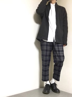 「NEW BALANCE（ニューバランス）のアイテム（その他アウター）」を使った、まるたさん（メンズ・173cm）の春コーディネート