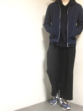 「Avail（アベイル）のアイテム（ブルゾン）」を使った、まるたさん（メンズ・173cm）の春コーディネート