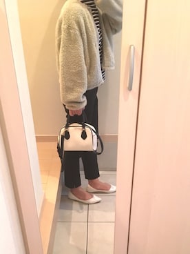 「MACPHEE（マカフィー）のアイテム（ブルゾン）」を使った、りまりまさん（レディース・155cm）の冬コーディネート