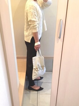 「FOREVER 21（フォーエバー トゥエンティーワン）のアイテム（エコバッグ/サブバッグ）」を使った、りまりまさん（レディース・155cm）の春コーディネート