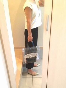 「LUCA/LADY LUCK LUCA（ルカ/レディラックルカ）のアイテム（スウェット）」を使った、りまりまさん（レディース・155cm）の夏コーディネート