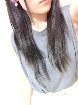「chocomee（チョコミー）のアイテム（タンクトップ）」を使った、milkさん（レディース・151cm）の秋コーディネート