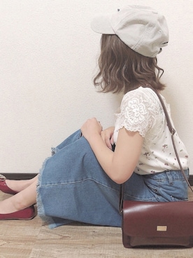 「fd style（エフディ スタイル）のアイテム（バッグ）」を使った、fuuさん（レディース・148cm）の夏コーディネート