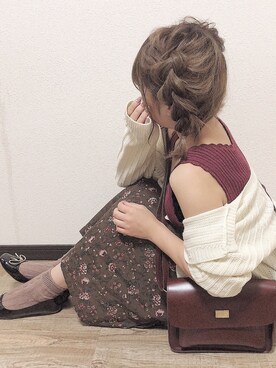 「fd style（エフディ スタイル）のアイテム（バッグ）」を使った、fuuさん（レディース・148cm）の夏コーディネート